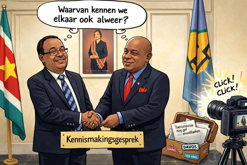 VP op wereldtoneel zonder script: Davos als decor, Den Haag als fotomoment