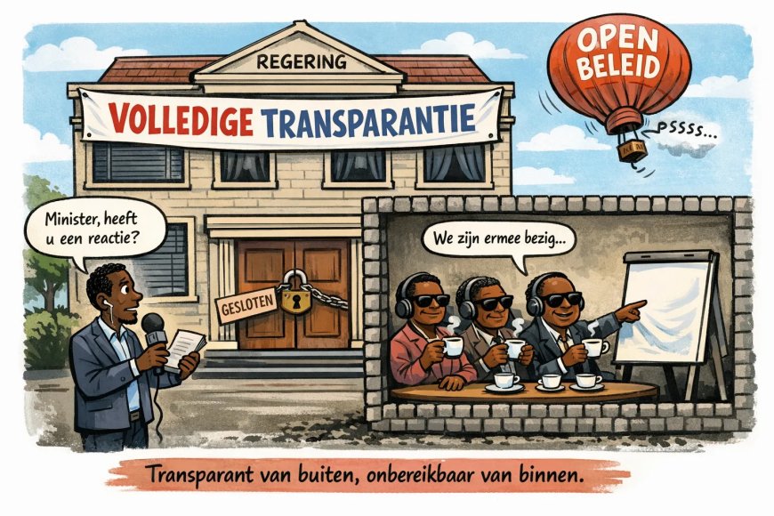 Kabinet Simons–Rusland  transparantie met oordopjes