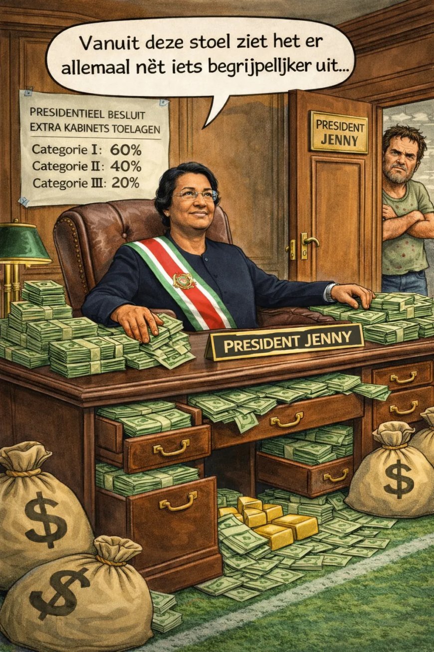 Boze burgers en regering comfortabele stoelen