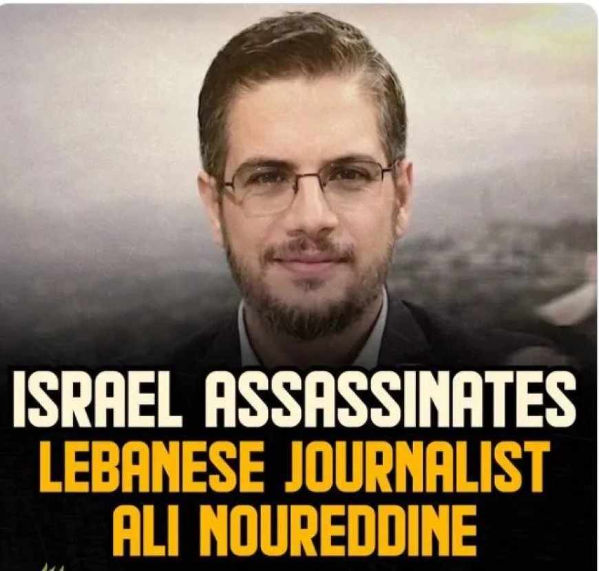 Libanese journalist Ali Noureddine gedood bij Israëlische droneaanval