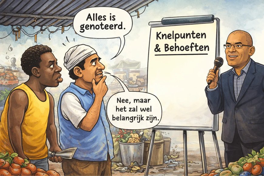 Werkbezoek Centrale Markt zonder handleiding