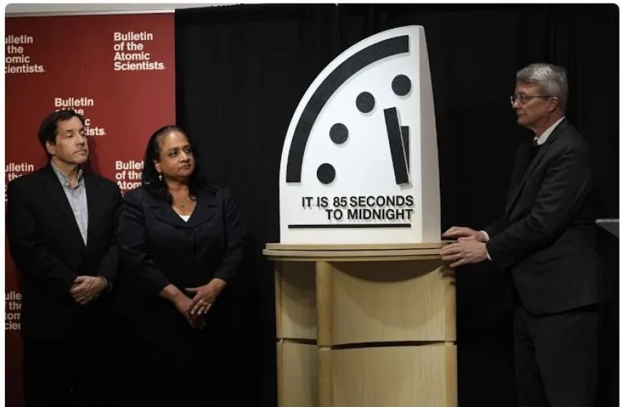 Doomsday Clock op 85 seconden voor middernacht