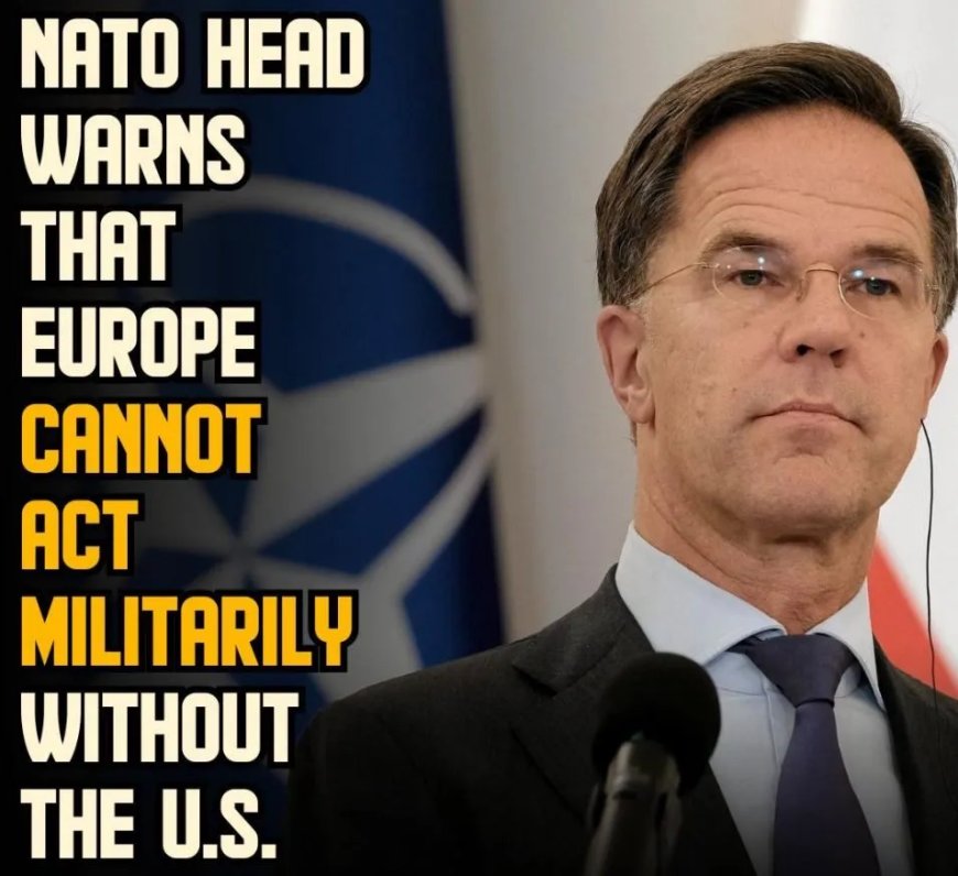 Rutte Europa kan zich militair niet redden zonder Verenigde Staten