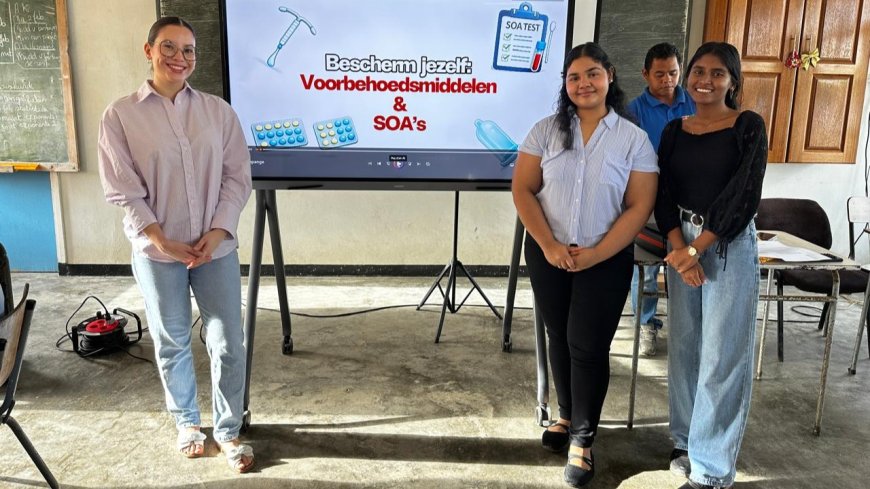 e-Government Suriname ondersteunt soa-preventiecampagne op scholen