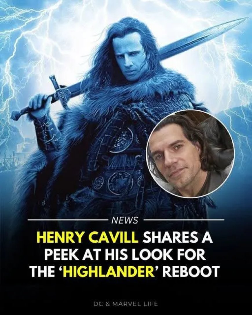 Eerste foto’s ‘Highlander’-reboot: Henry Cavill is geboren voor de rol
