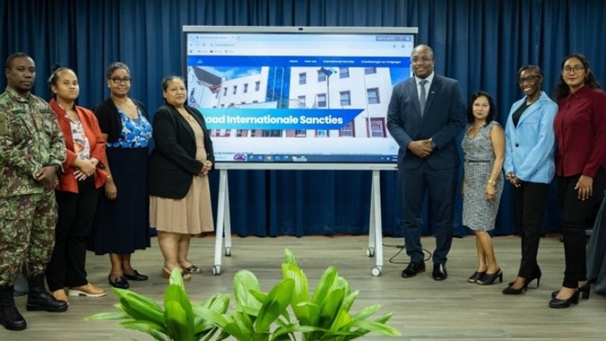 Suriname lanceert digitaal platform voor Raad Internationale Sancties