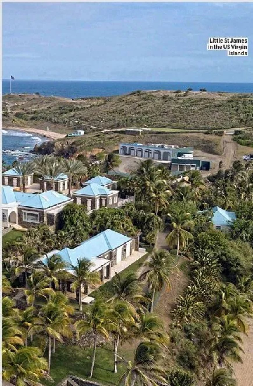 Nieuwe foto’s tonen het privéparadijs Jeffrey Epsteins privé-eiland van een zedendelinquent