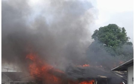 Woning aan de Emile Mijnzakstraat volledig afgebrand
