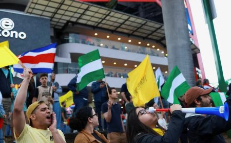 Costa Ricanen naar de stembus