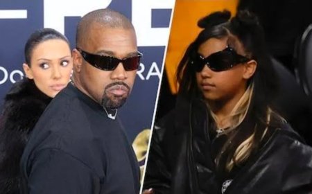 Kanye West treedt met dochter North op in Mexico