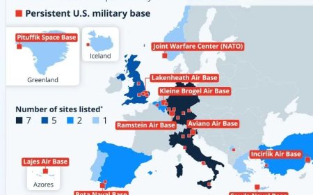 Waar de Verenigde Staten militaire voet aan de grond hebben in Europa