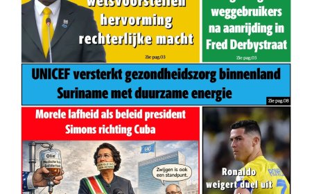 Dagblad Suriname, dinsdag 3 februari 2026