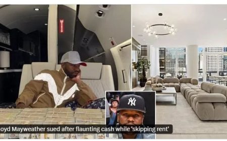 Floyd Mayweather aangeklaagd na huurachterstand terwijl hij online met cash pronkt