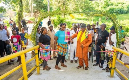 Bereikbaarheid Bende Kondre aanzienlijk verbeterd met nieuwe brug