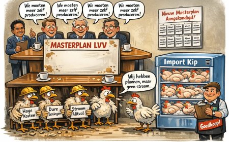 Masterplan in de la, kip in de vriezer