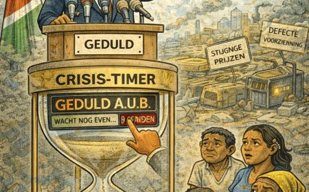 De crisis-timer in Suriname