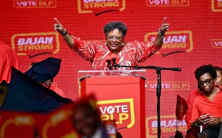 Mia Mottley verstevigt machtspositie na historische verkiezingsreeks