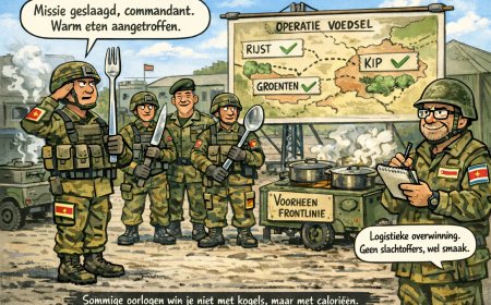 Oorlog gewonnen met lepel en vork