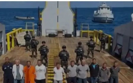 Salvadoraanse marine onderschept 6,6 ton cocaïne op volle zee