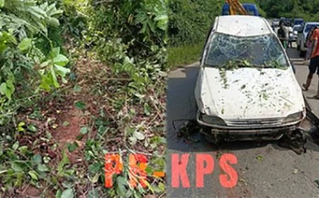 Bestuurder overleden na ongeval op Weg naar Atjoni