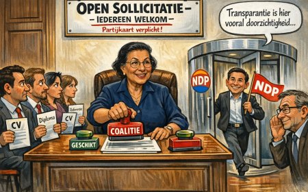 Open sollicitatie bij de overheid met partijkaart verplicht  