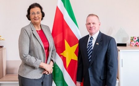 Tijdelijk zaakgelastigde VS bezoekt president Simons