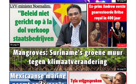 Dagblad Suriname, zaterdag 21 februari 2026