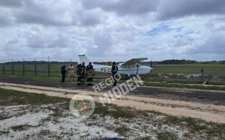 Noodlanding vliegtuigje bij Wit Santi