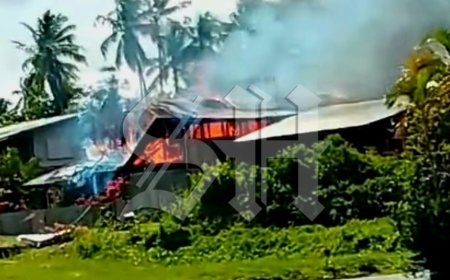 Neutenwoning in Nickerie volledig afgebrand