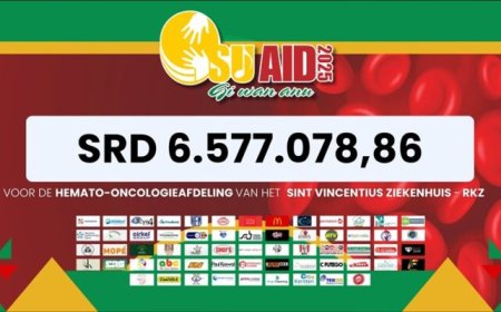 Su Aid haalt ruim SRD 6,5 miljoen voor hemato-oncologie afdeling RKZ op