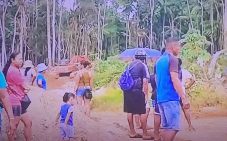 Inheemsen Grankeek te Saramacca komen op voor hun grondenrechten