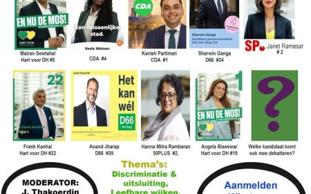 Breed verkiezingsdebat ‘Bara & Politiek’ met meerdere Haagse kandidaten