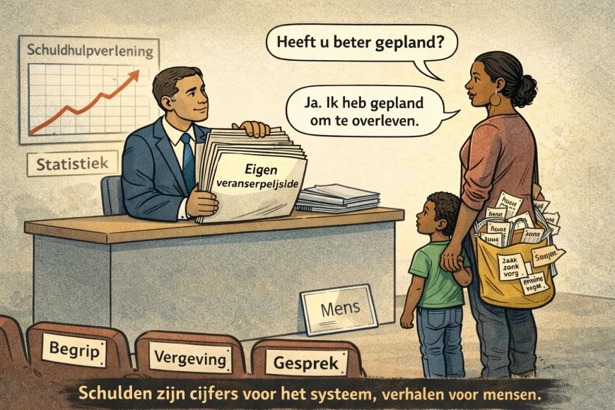 Surinaamse schulden met gezicht