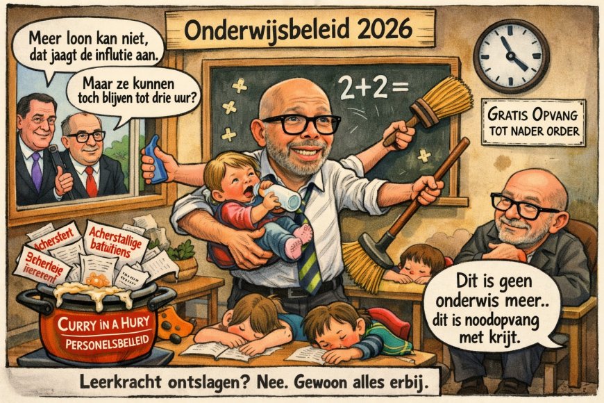 Leerkrachten fire “curry in a hurry”