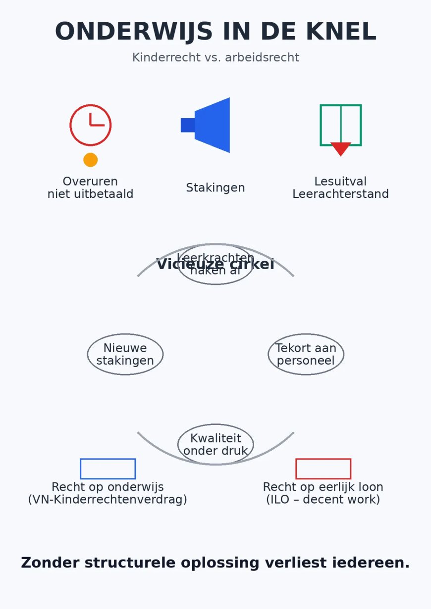 Onderwijs in de knel: wie betaalt de prijs van onbetaalde overuren?