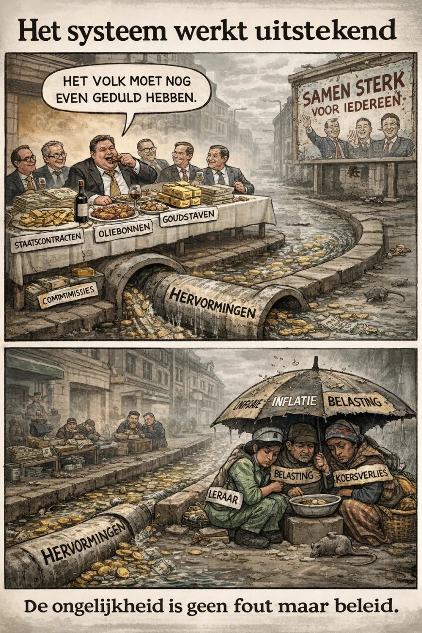 Het systeem in Suriname is niet kapot, het is zo ontworpen