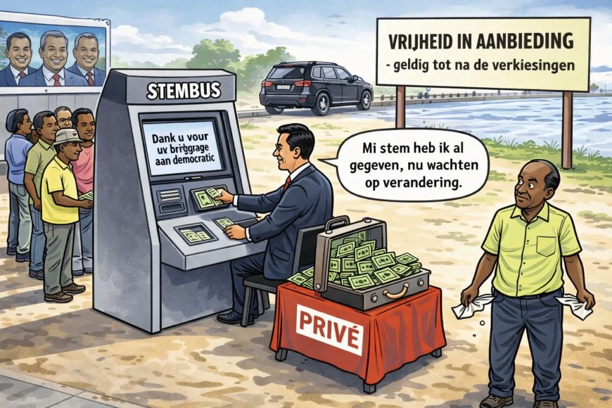 Vrijheid te koop in Paramaribo