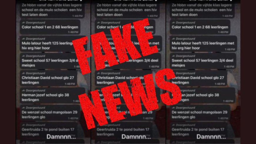 Directeur Volksgezondheid: vermeende hiv-lijst op sociale media is nep