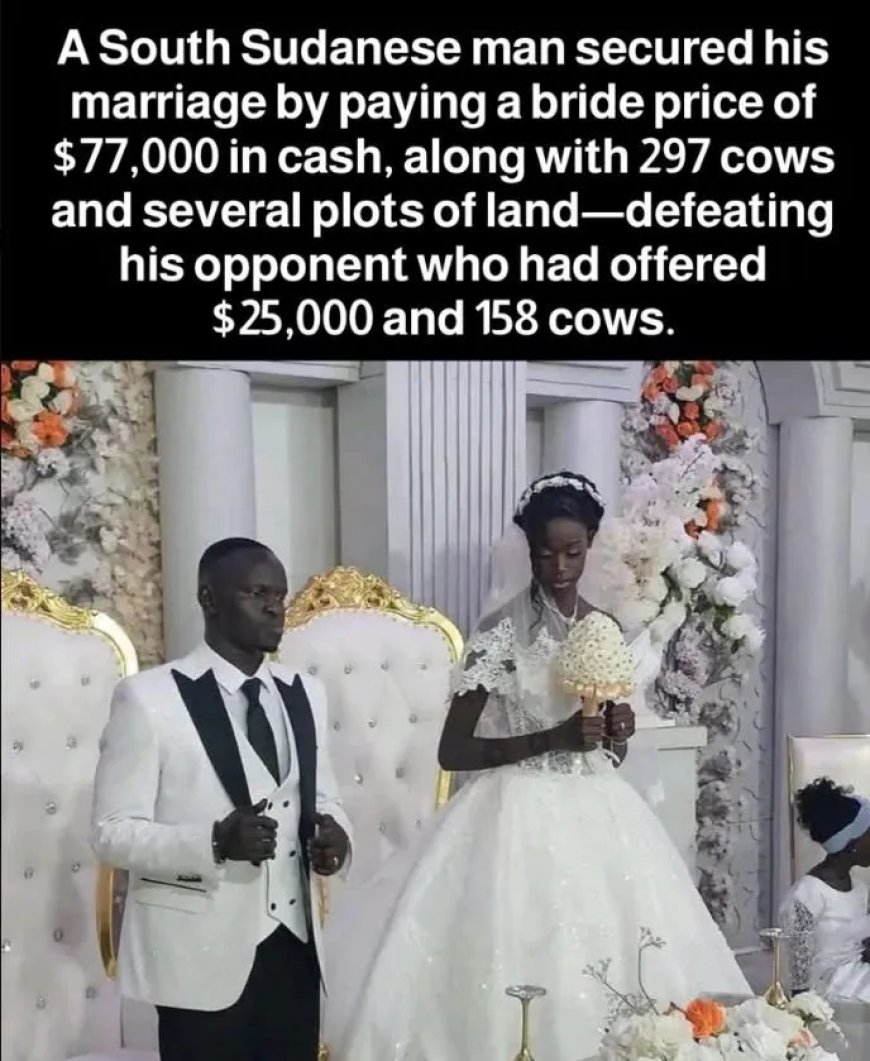 Huwelijk in Zuid-Soedan beslist met recordbruidsschat