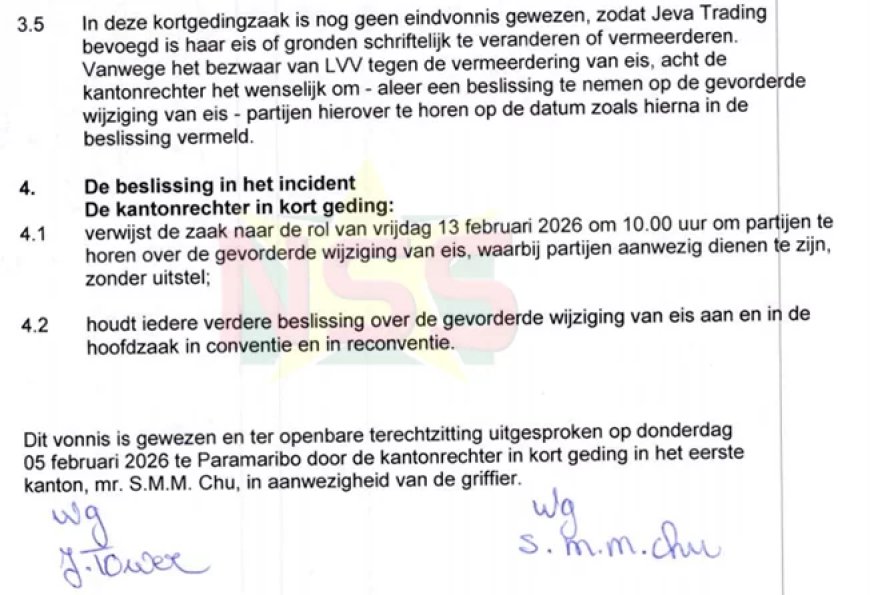 Dossier houtexport 15: Na vernietiging: eiswijziging of einde verhaal Jeva Trading?