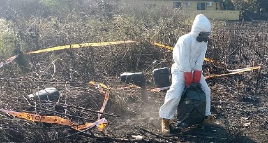 Onderzoek vondst mogelijk chemicaliën bij grasbrand Granietstraat gaande