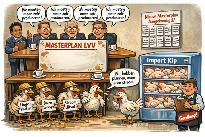 Masterplan in de la, kip in de vriezer