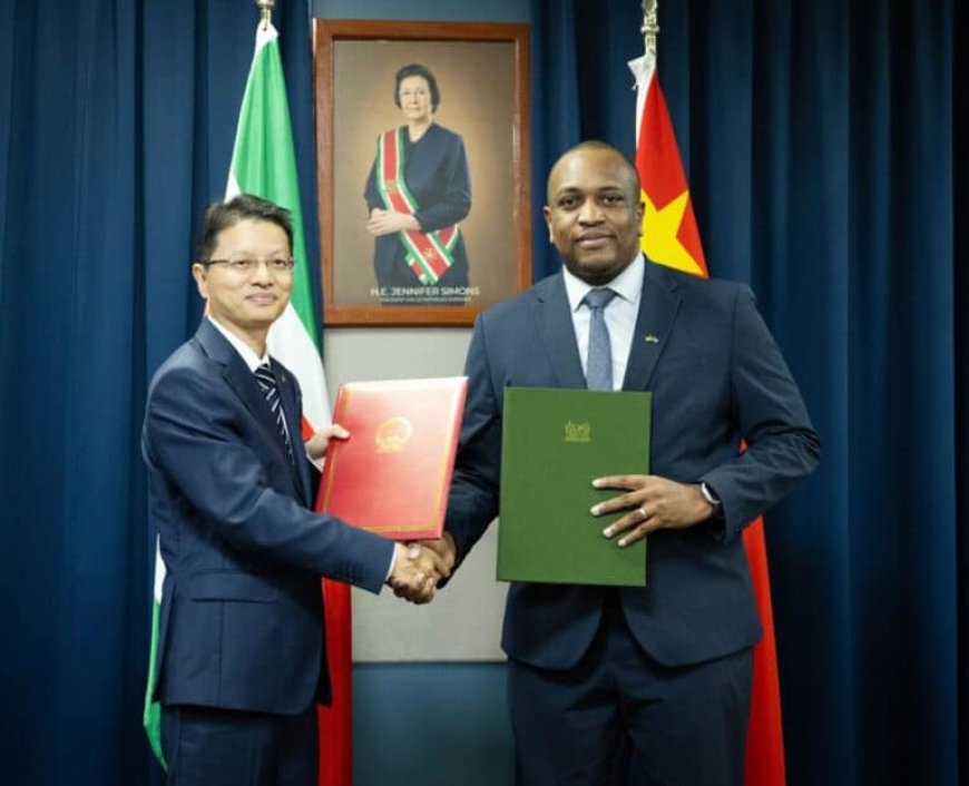 Suriname en China tekenen Aanvullend Raamwerkakkoord inzake leningen