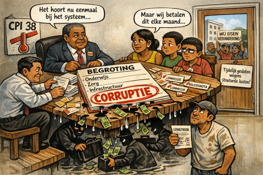 Corruptie als structurele kostenpost in Suriname  