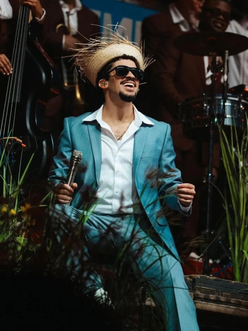 Bad Bunny’s Super Bowl gras-kostuums worden online verkocht