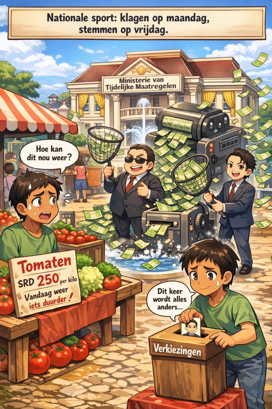 De nationale sport: stemmen tegen de inflatie en voor dezelfde inflatie