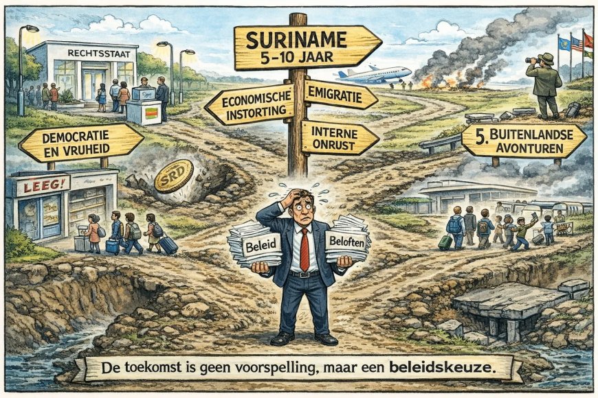 Voorspellingen voor de komende 5–10 jaar: leiderschap als bepalende factor voor Suriname