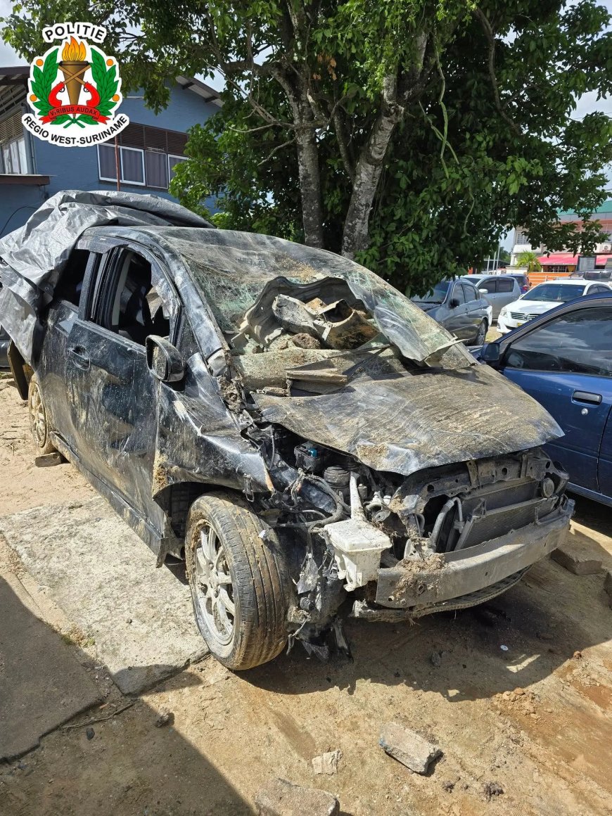 Roekeloze 22-jarige automobilist gewond na met auto van de weg te zijn geraakt