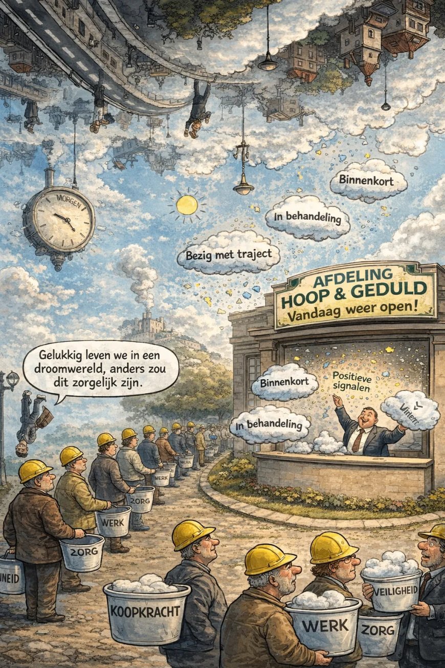 Regeren op hoop, geduld en een flinke portie uitleg