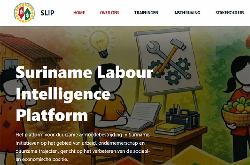 President lanceert platform om kwetsbare Surinamers naar werk en ondernemerschap te leiden